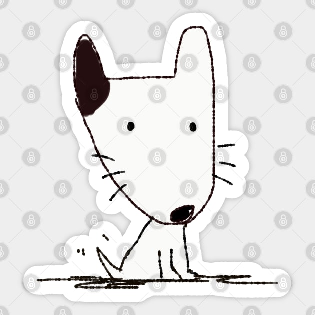 Spot Dog Sticker by DesignTree